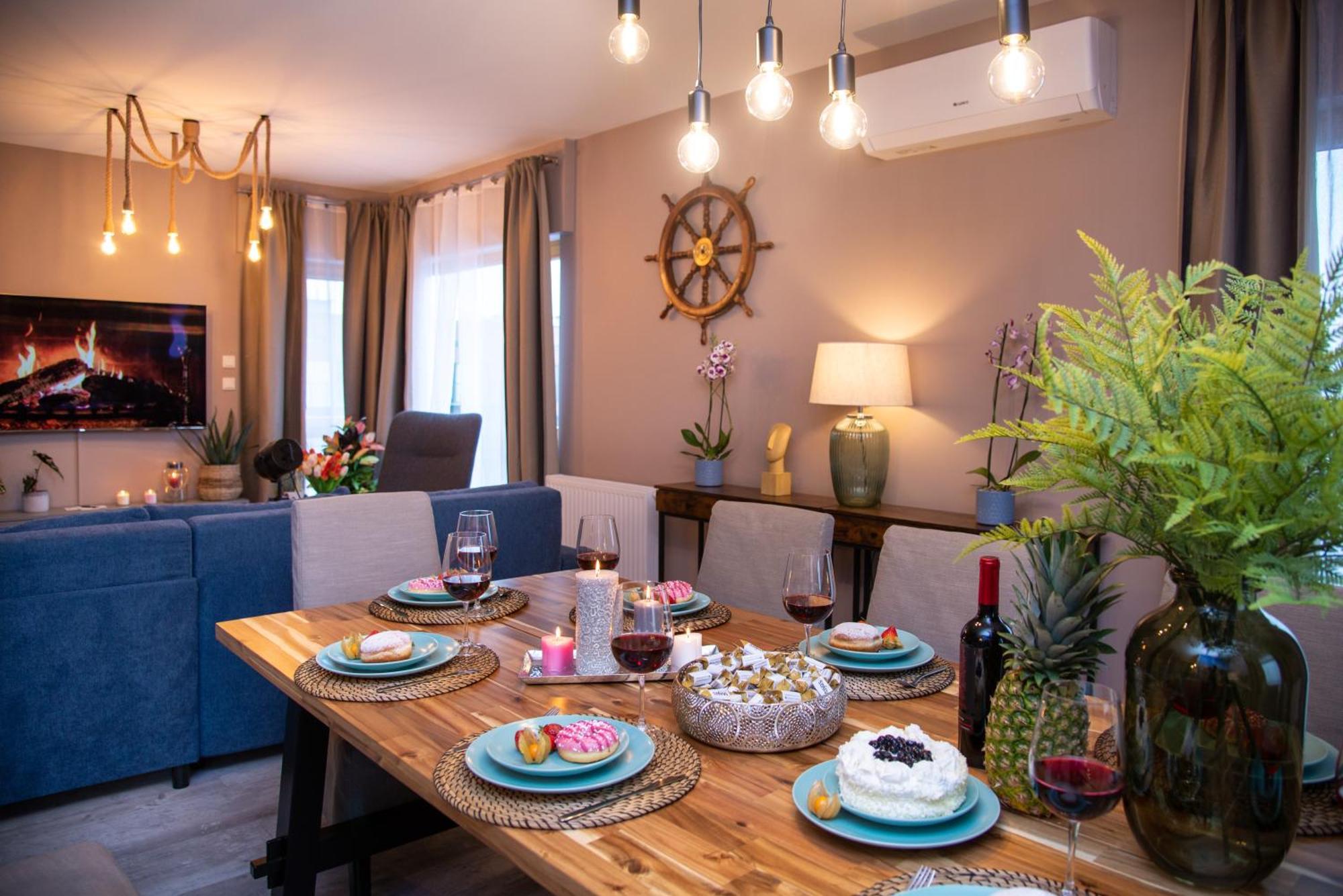 Premium 4 Rooms Apartment 格但斯克 外观 照片